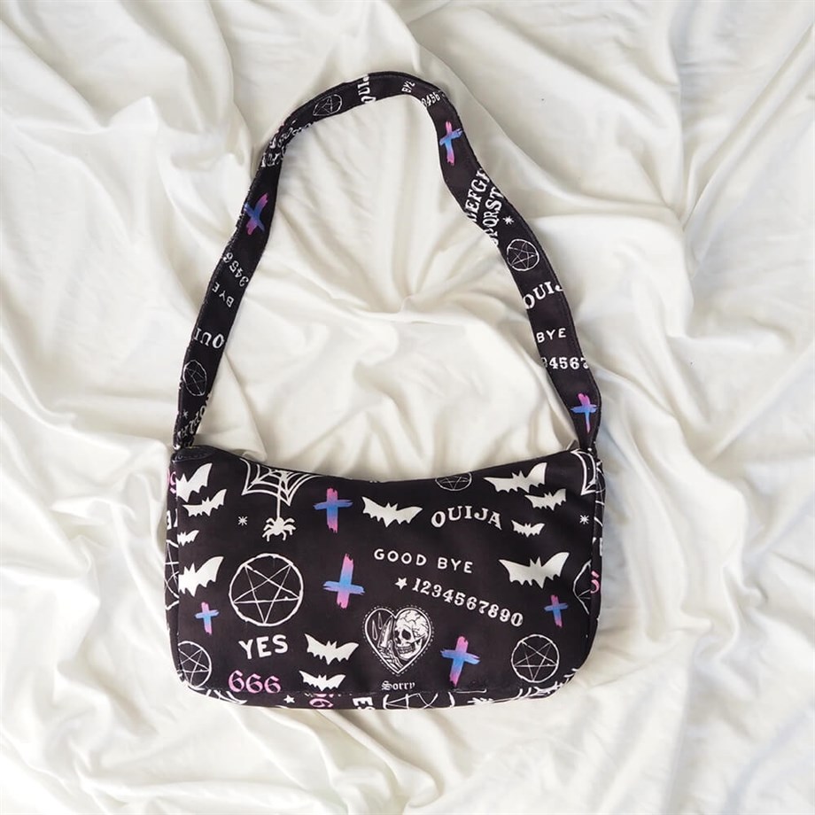 Pastel Gothic Baget Çanta