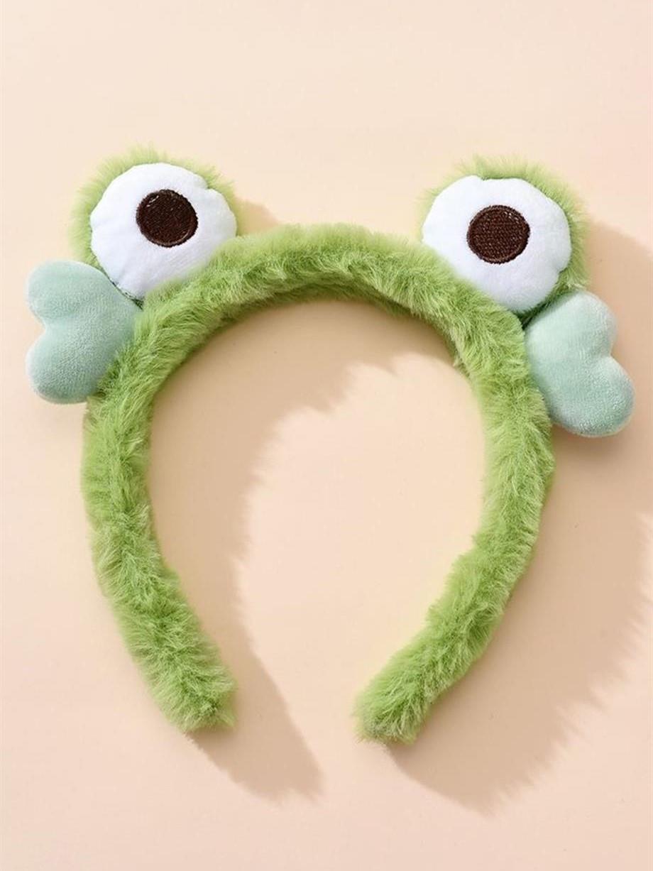 Peluş Kalpli Kurbağa Taç