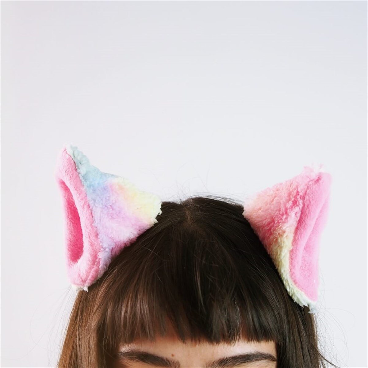 Peluş Kedi Kulağı Cosplay Toka Batik