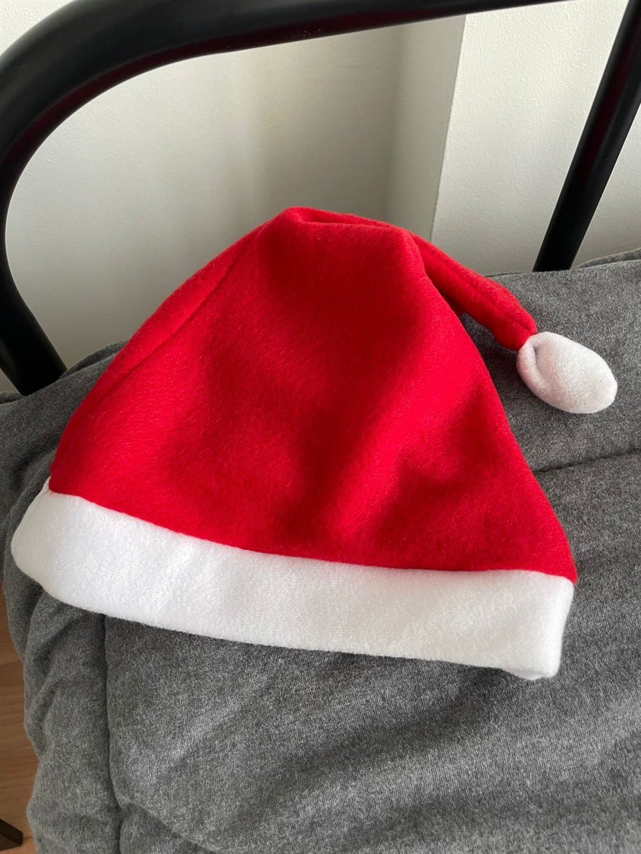 Peluş Yıl Başı Noel Şapka
