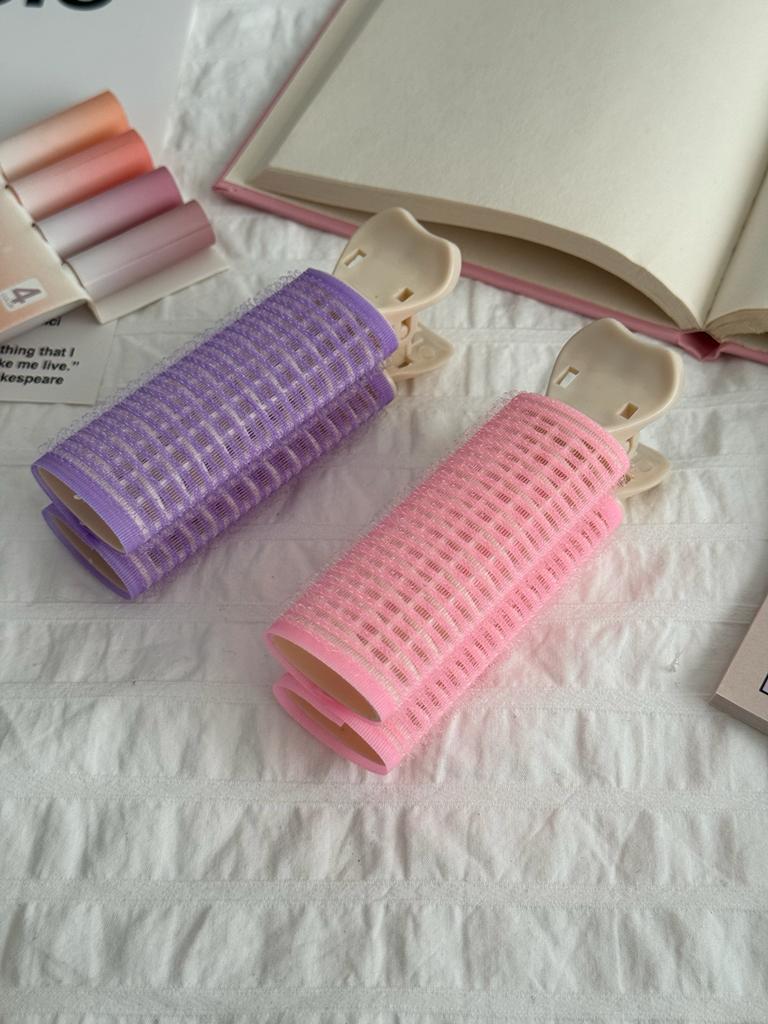 Pembe Bigudi Tokası Kalın