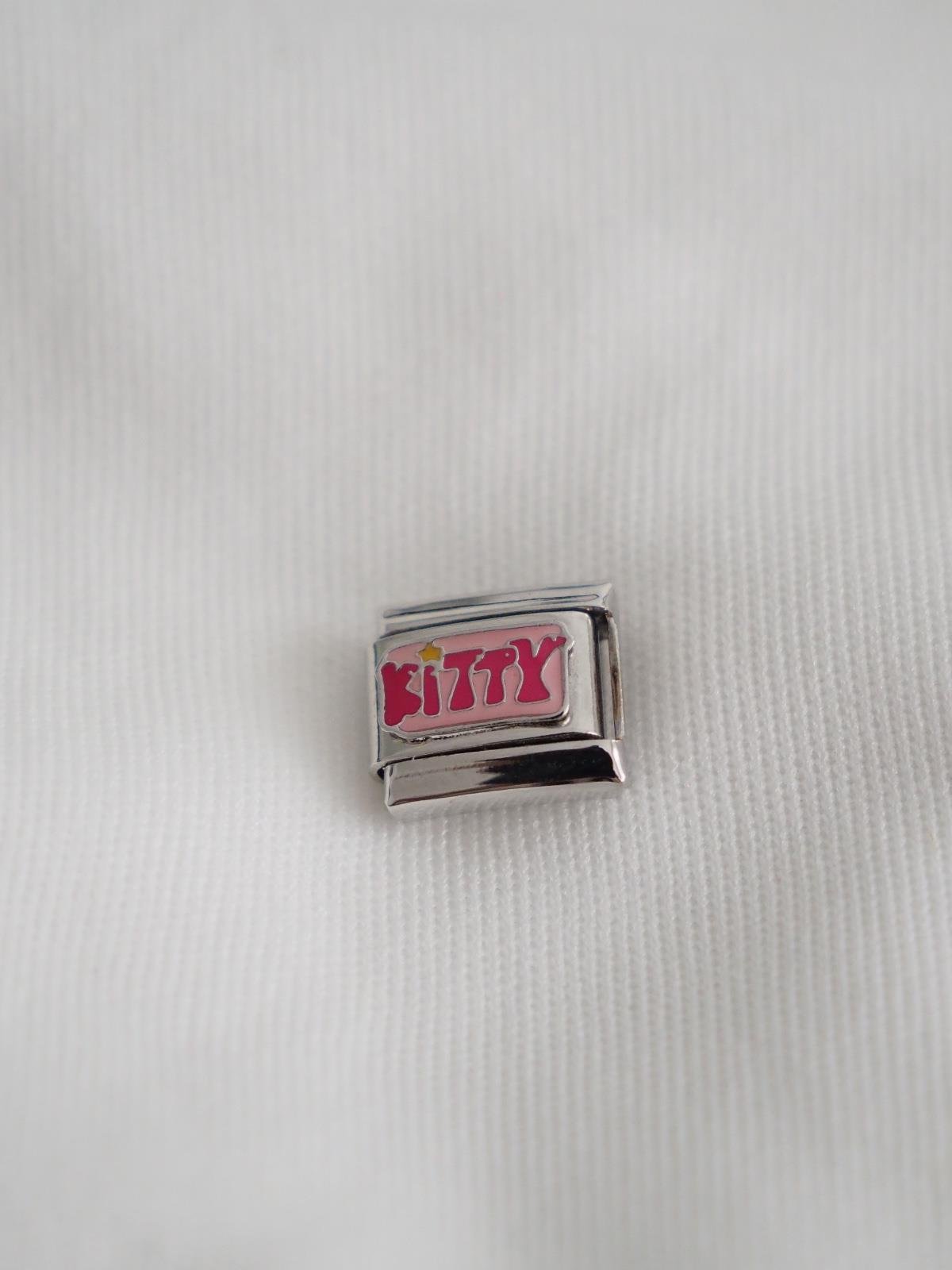 Pembe Kitty İtalyan Charm