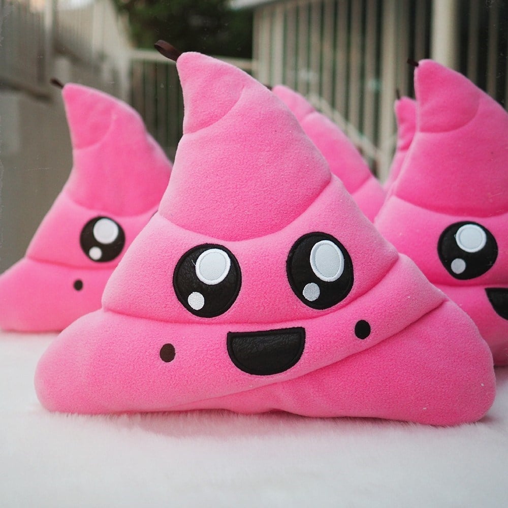 Pembe Poo Yastık