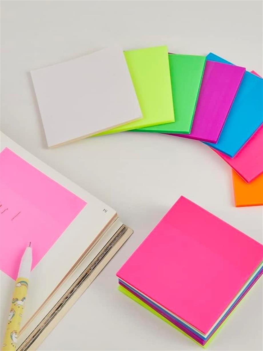 Pembe Renkli Şeffaf Postit