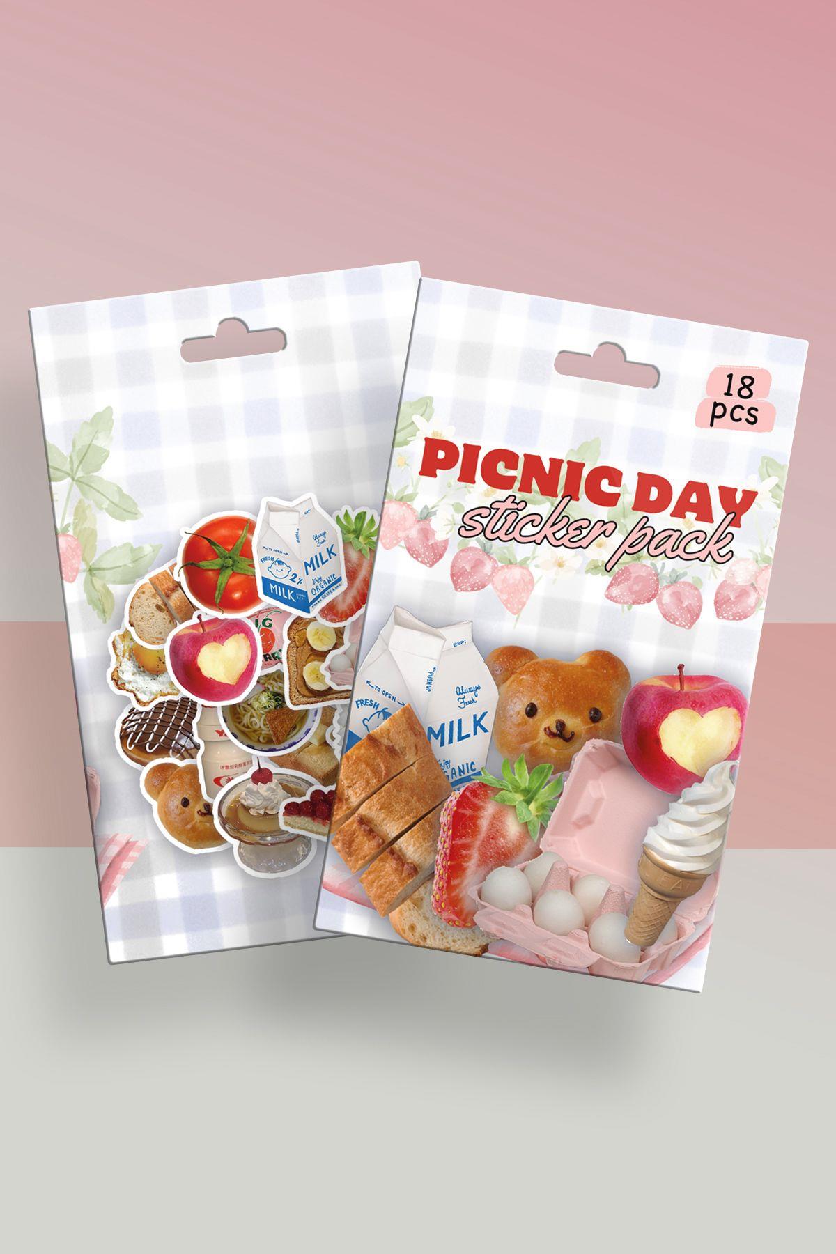 Picnic Day Kutulu Sticker Set 18'li