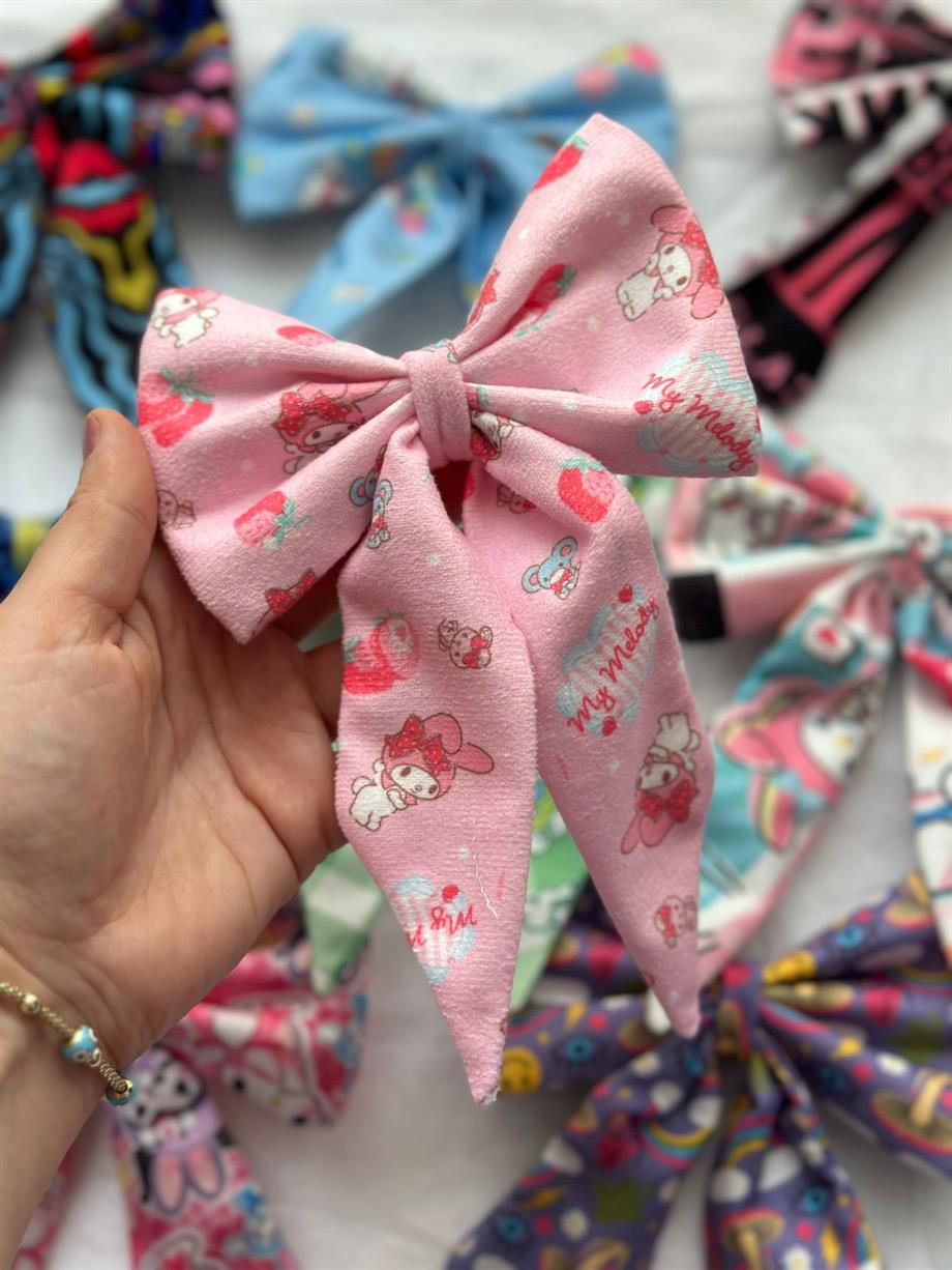 Pink Bunny Lastikli Fiyonk Toka