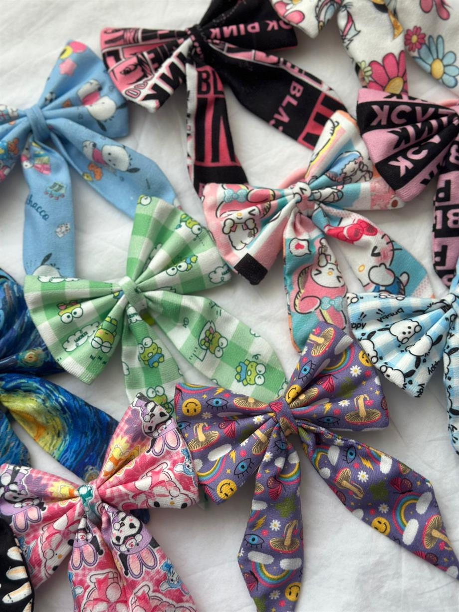 Pink Kawaii Bunny Lastikli Fiyonk Toka