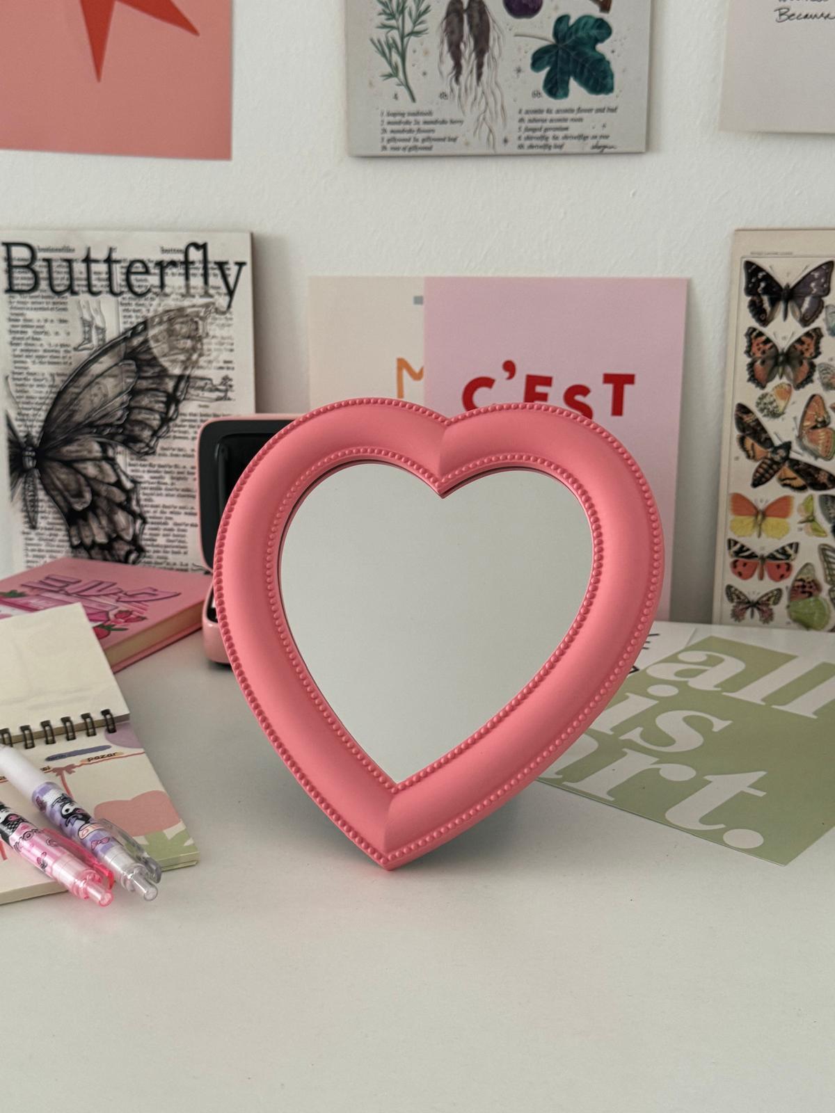 Pink Love Küçük Makyaj Aynası