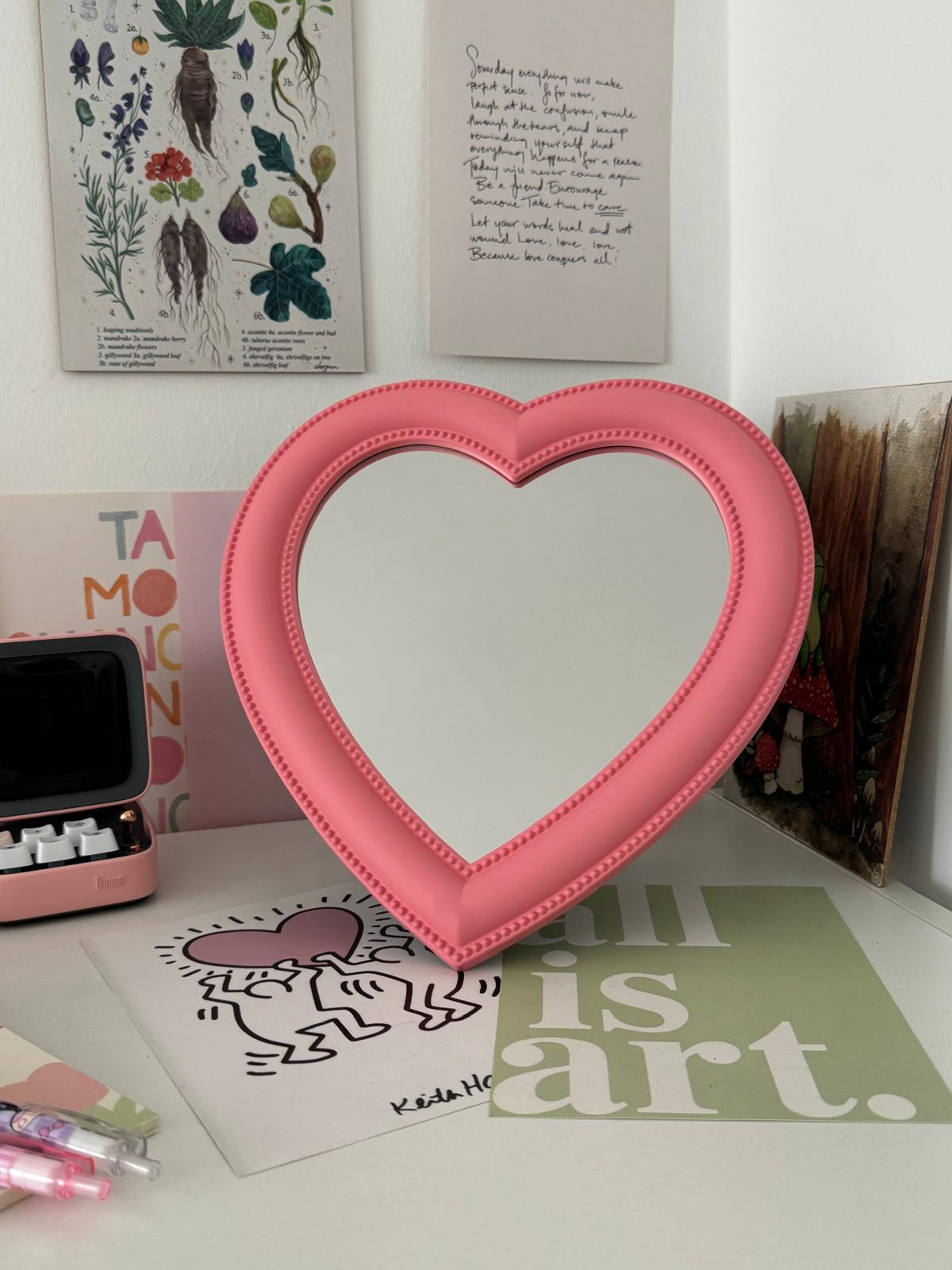 Pink Love Makyaj Aynası