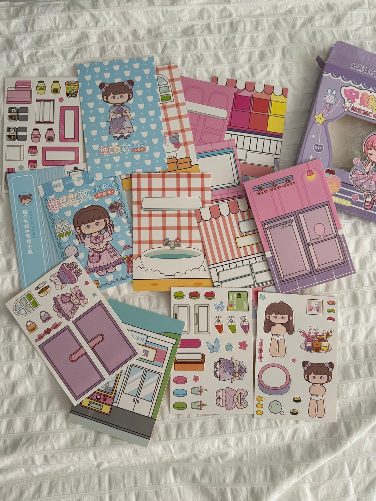 Pink Princess World Kendin Yap 3D Maket Notebook DIY