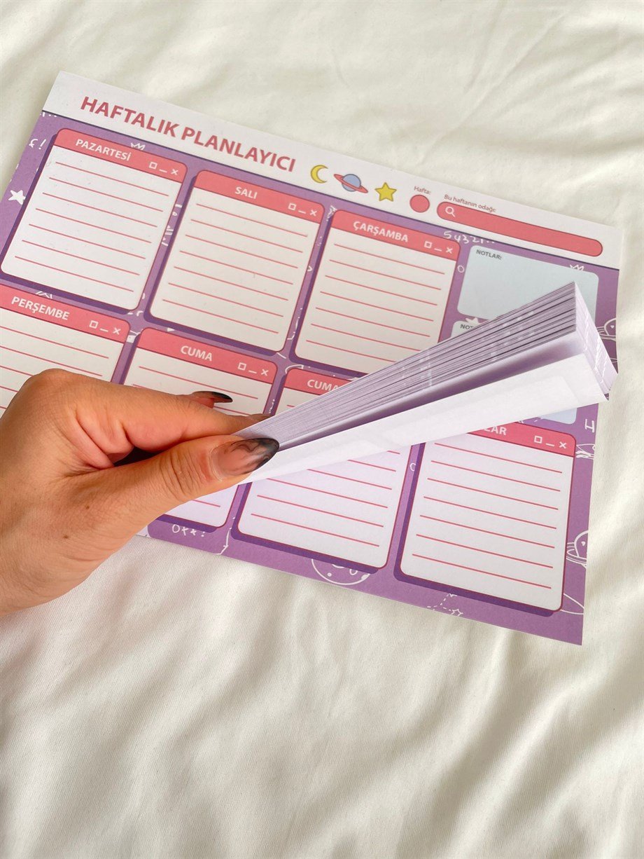 Planet A4 Haftalık Planlayıcı