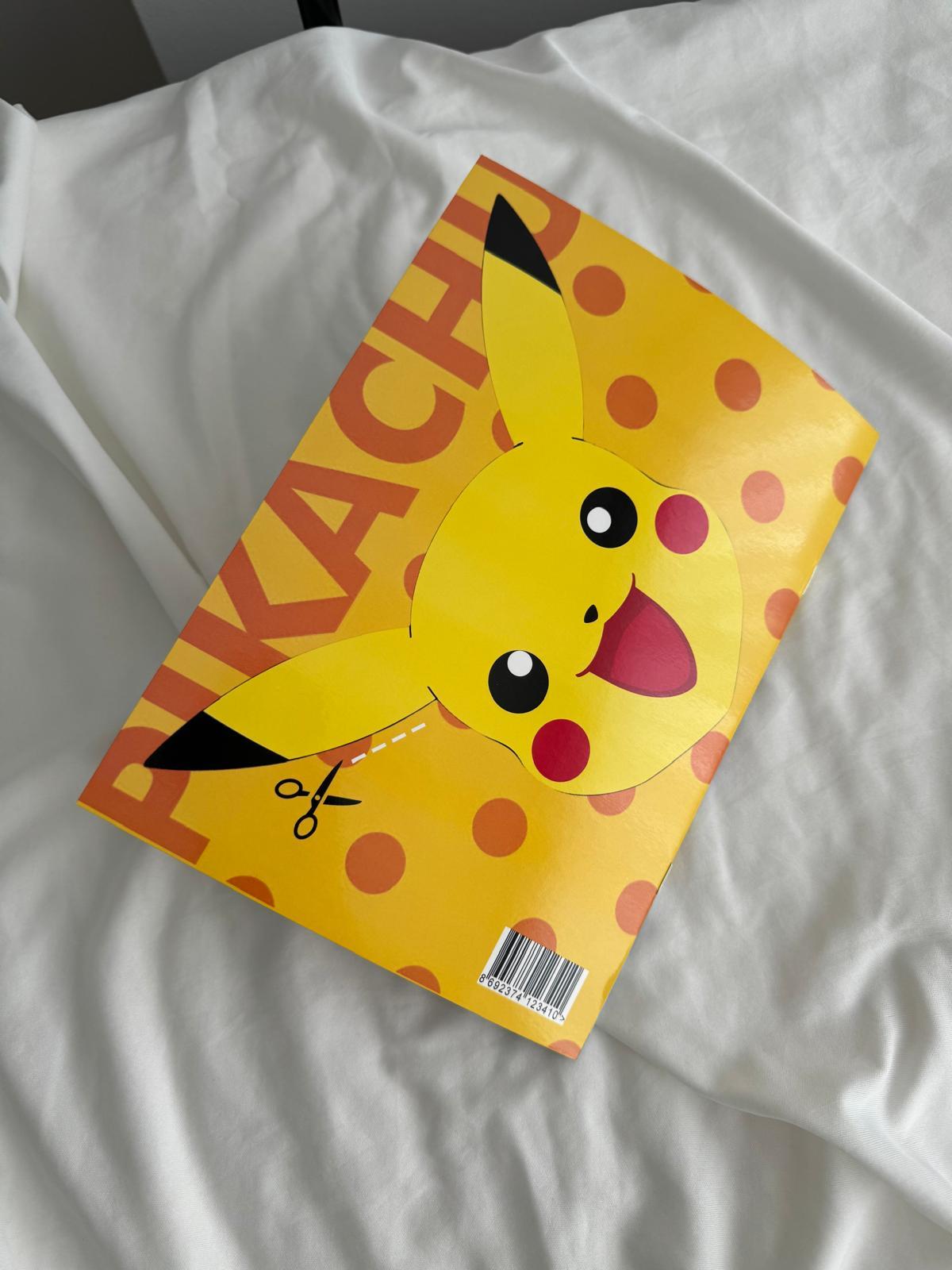 Pokemon Boyama Kitabı Sticker Hediyeli