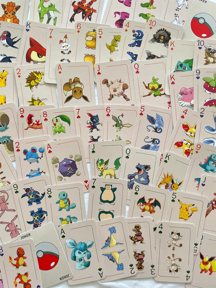 Pokemon İskambil Poker Kartı