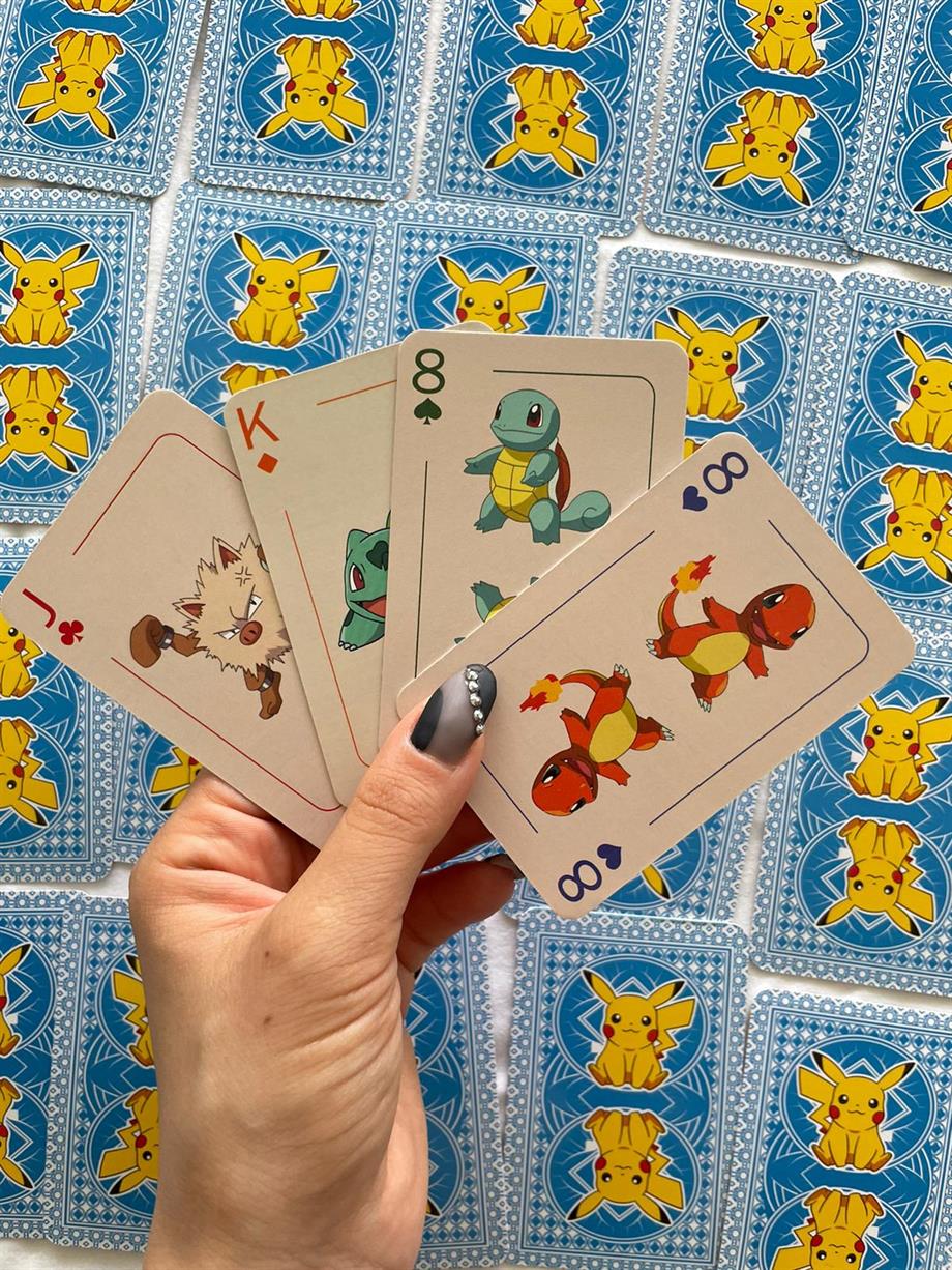 Pokemon İskambil Poker Kartı