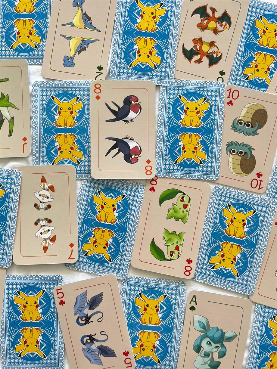 Pokemon İskambil Poker Kartı