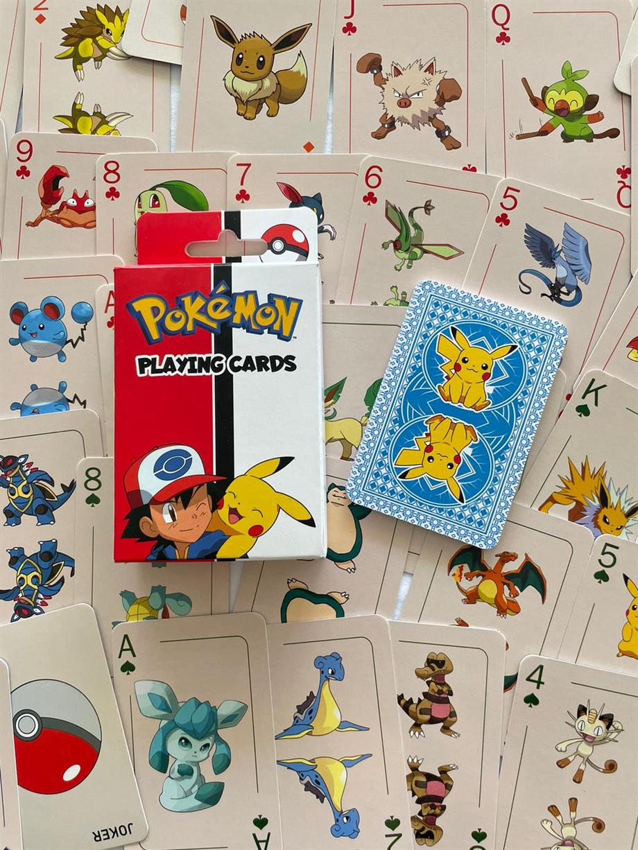 Pokemon İskambil Poker Kartı
