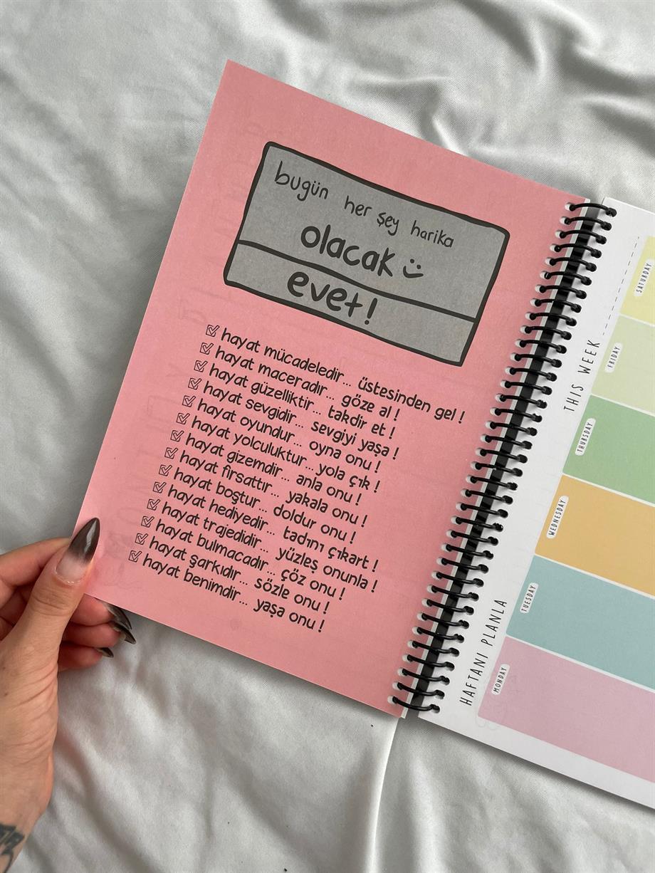 Positive Mind Motivasyon Planlayıcı Ajanda