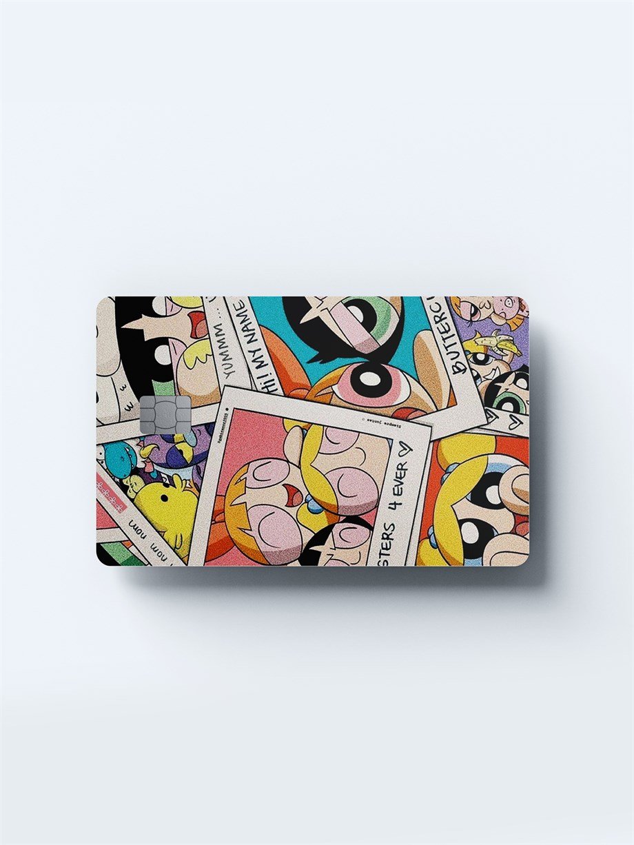 Power Puff Girls Kart Kaplama Sticker
