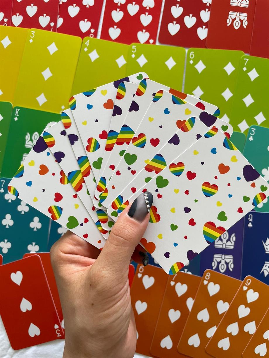 Pride Rainbow İskambil Poker Kartı