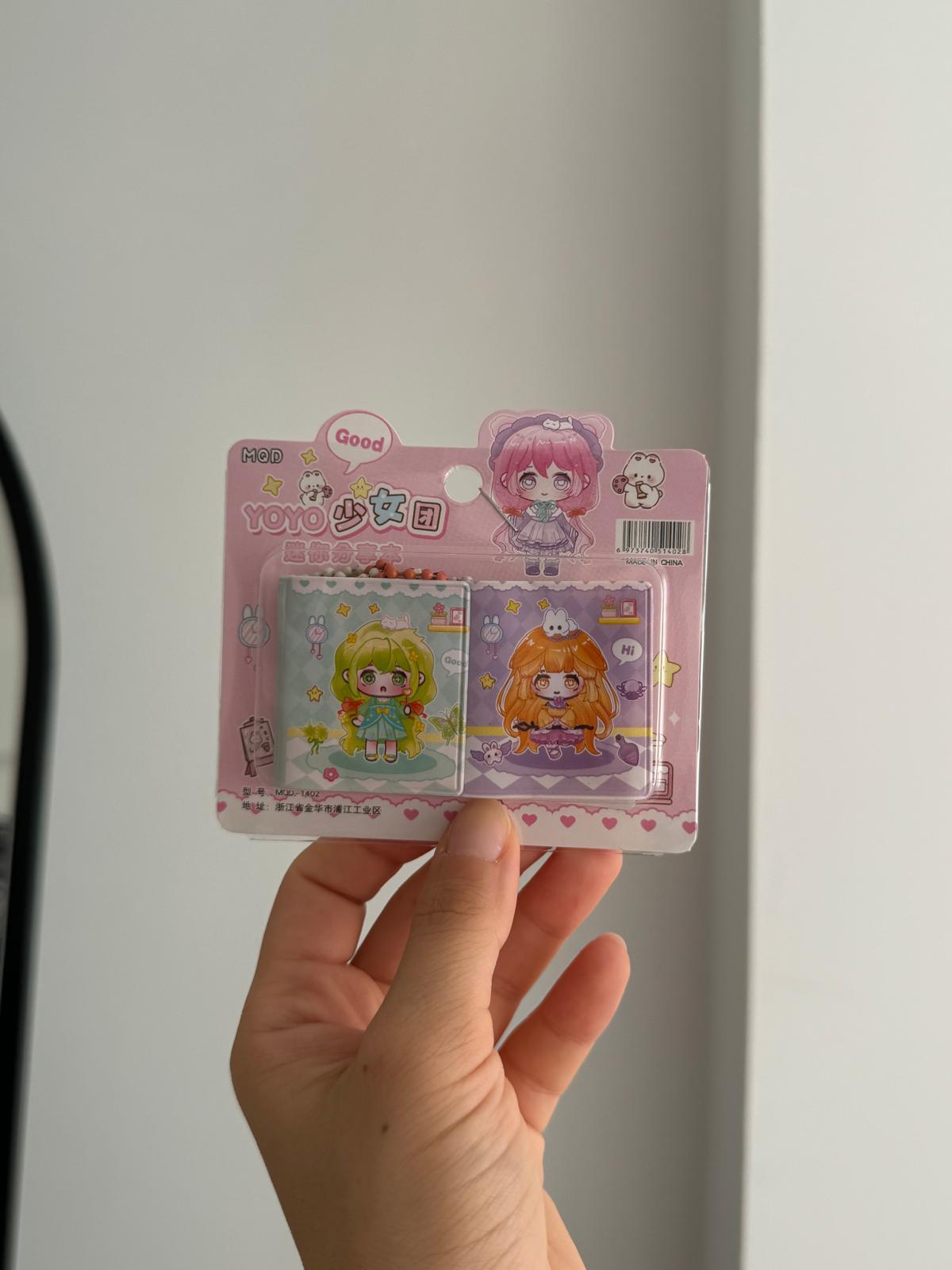 Princess 2li Mini Defter Anahtarlık 