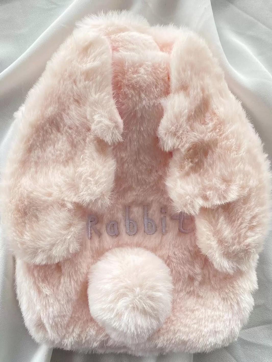 Pudra Rabbit Peluş Sıcak Su Torbası