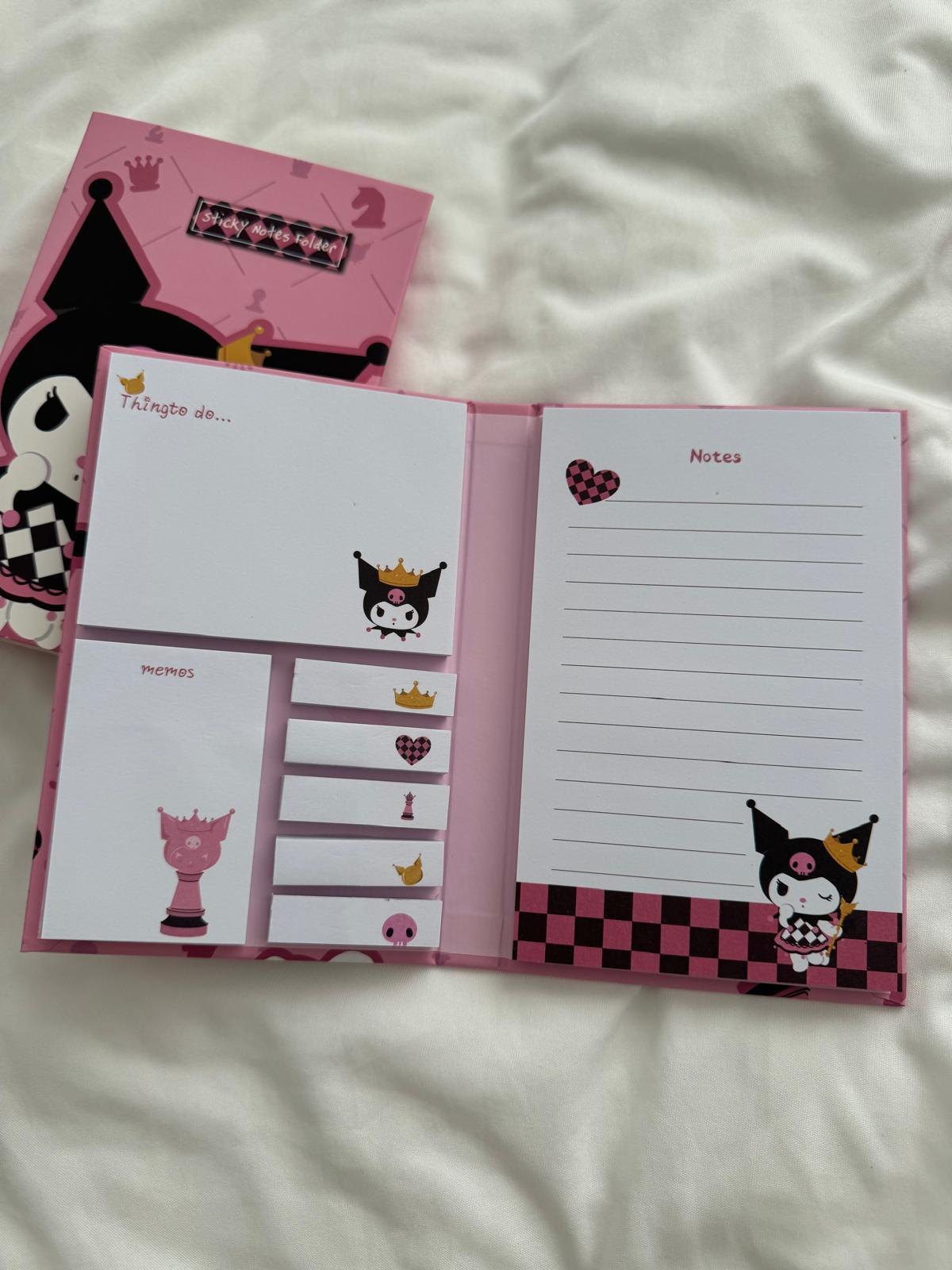 Queen Kuromi Kutulu Not Kağıdı Seti