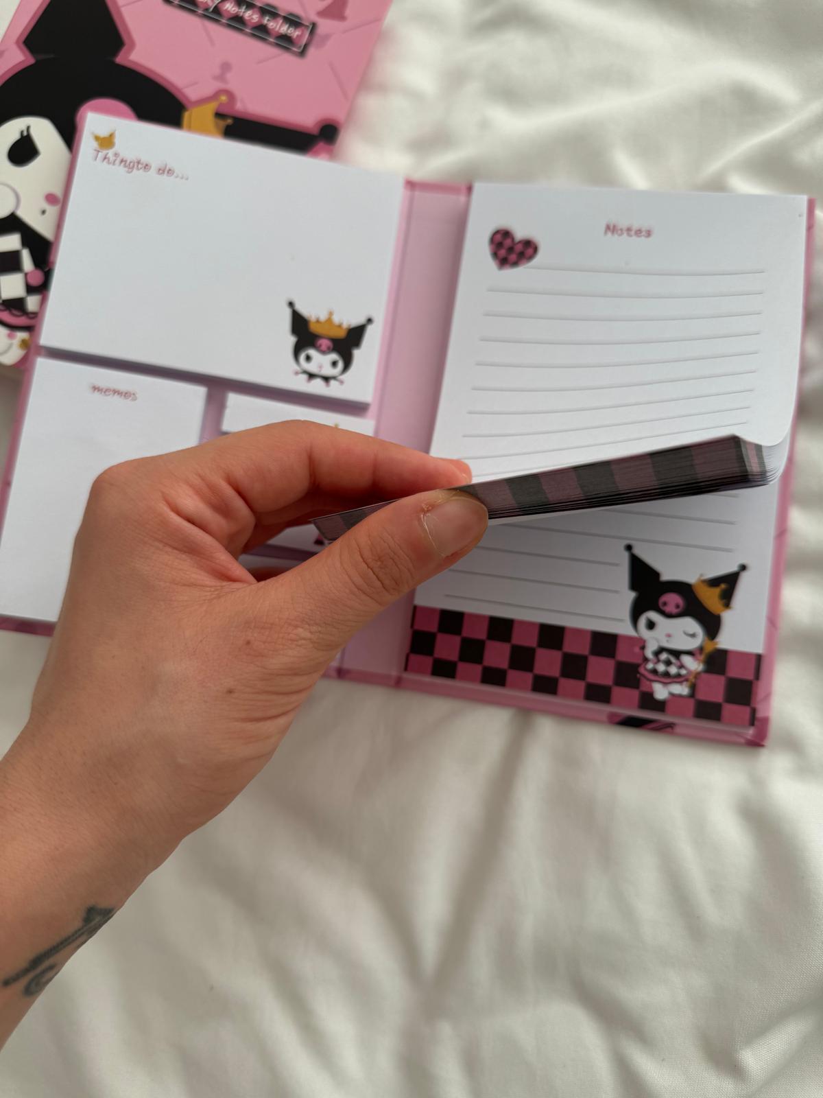 Queen Kuromi Kutulu Not Kağıdı Seti