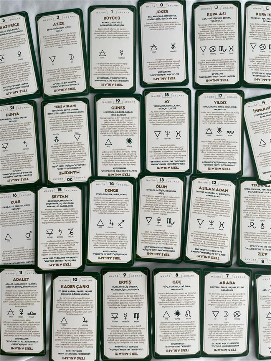 REGIN 78 Kartlı Eğitim Tarot