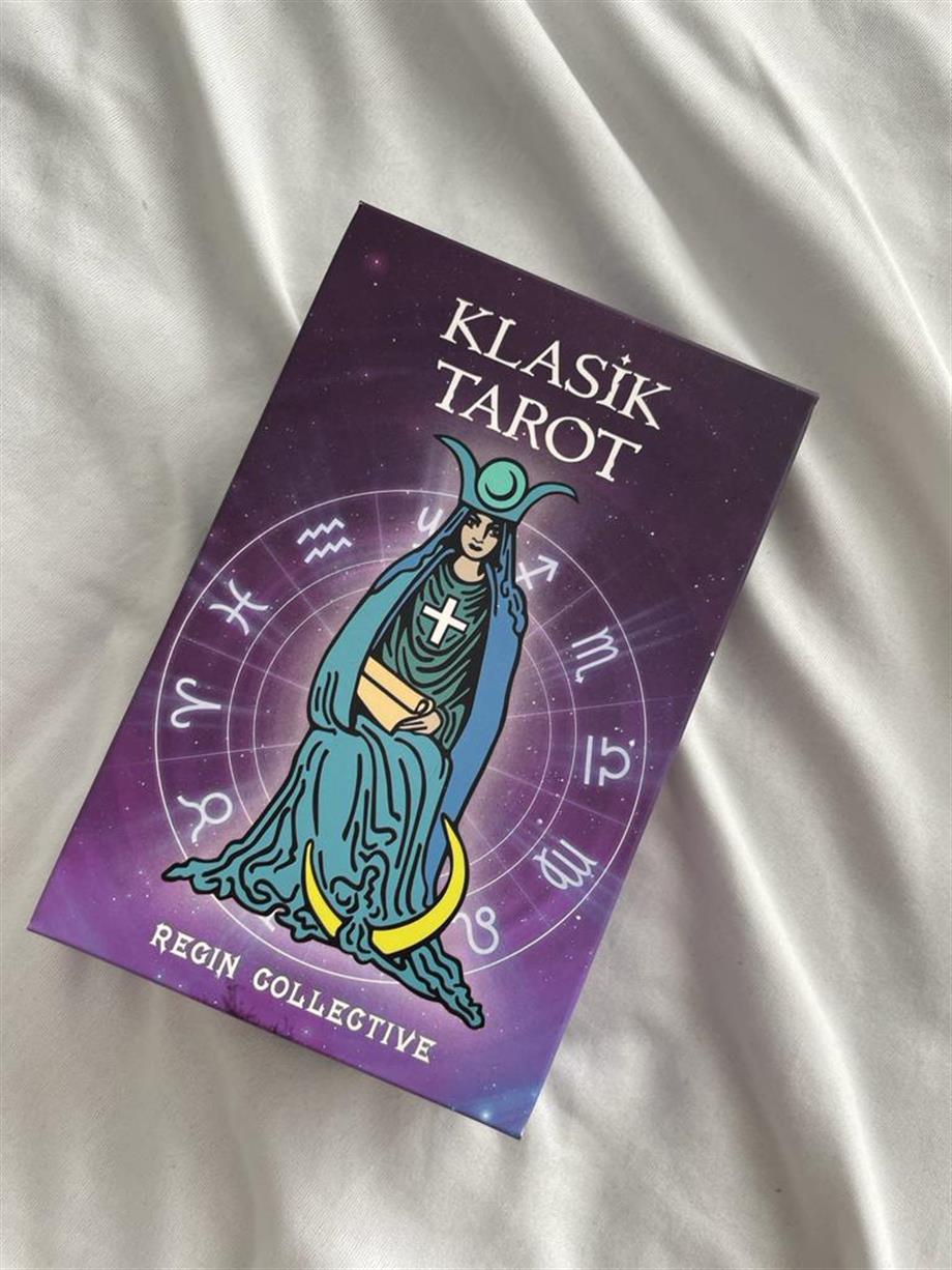 REGIN Borderless Klasik Tarot Kartları ve Başlangıç Tarot Kitabı