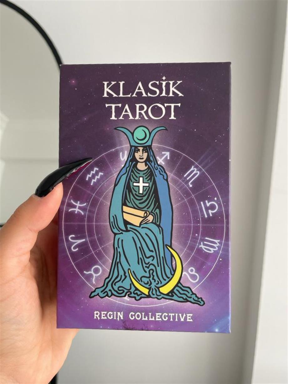 REGIN Borderless Klasik Tarot Kartları ve Başlangıç Tarot Kitabı