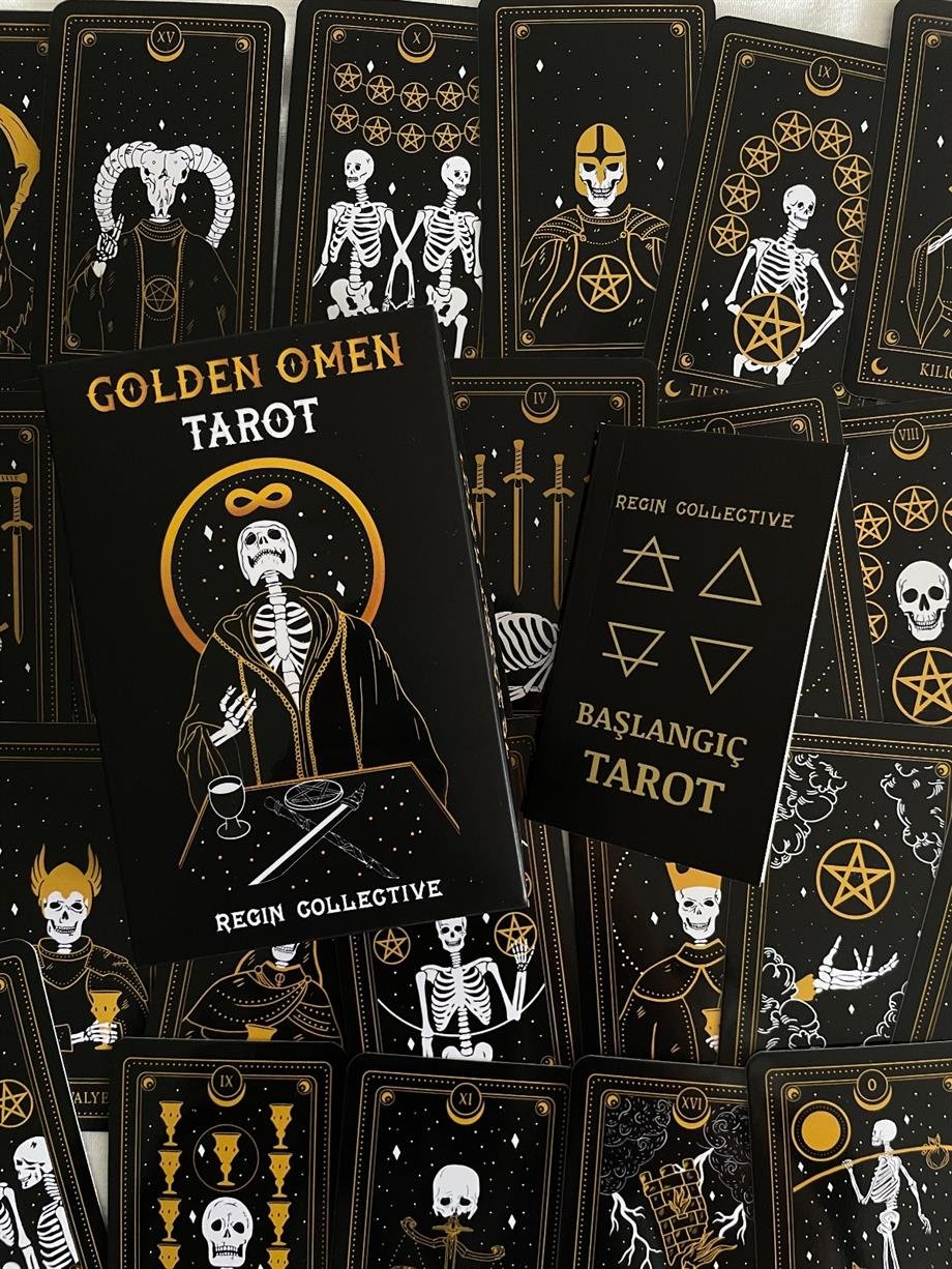 Regin Golden Omen Tarot ve Başlangıç Tarot Kitabı
