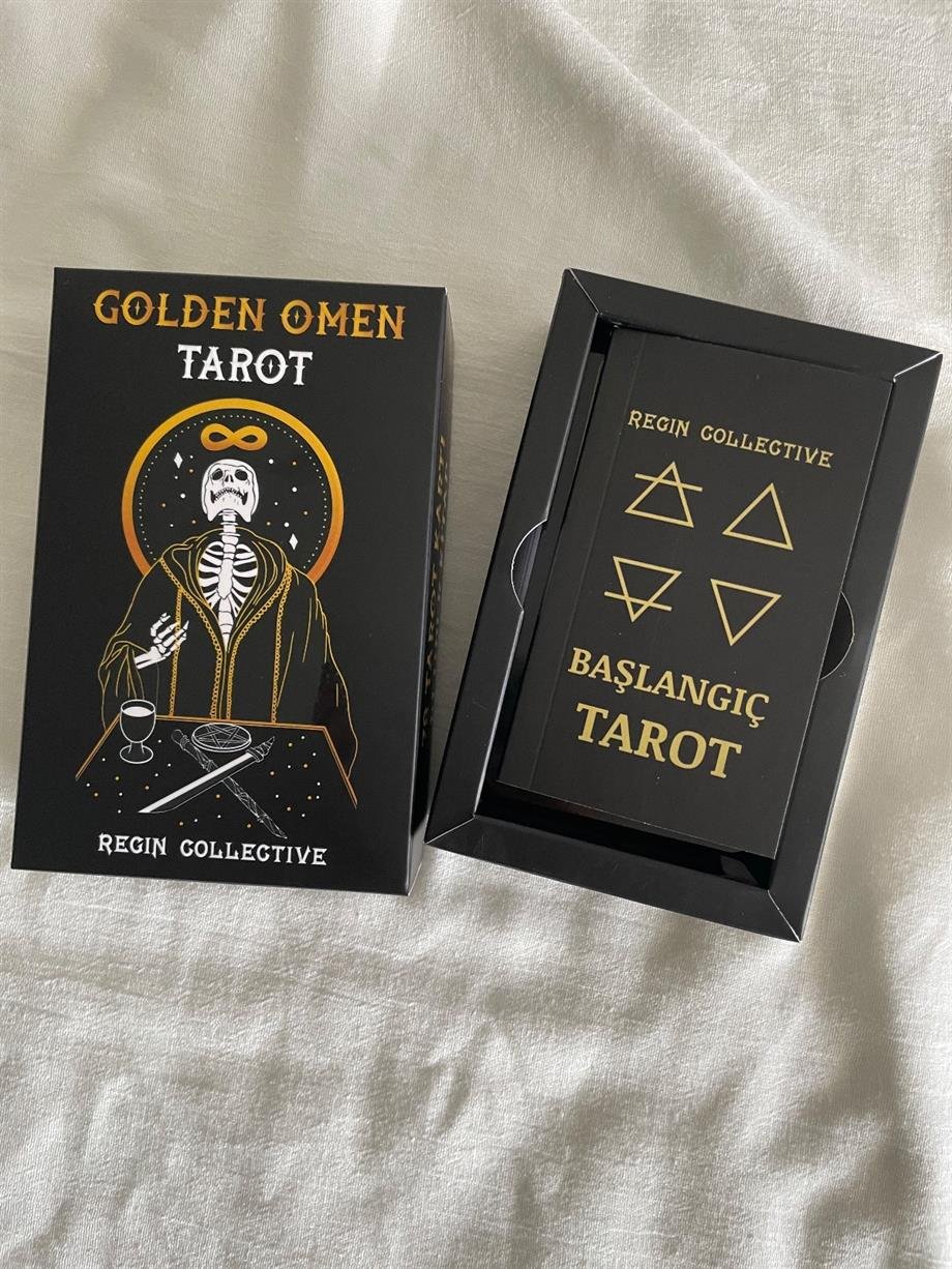 Regin Golden Omen Tarot ve Başlangıç Tarot Kitabı