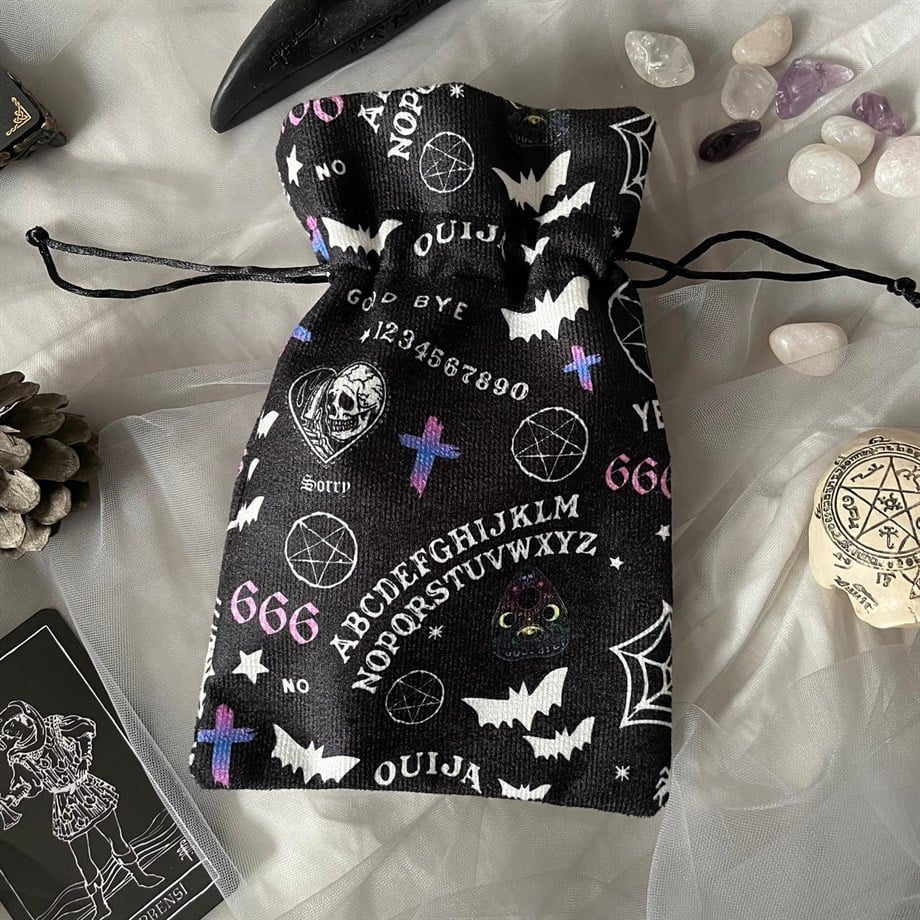 REGIN Ouija Tasarımlı Tarot & Rune & Kristal  Kesesi 