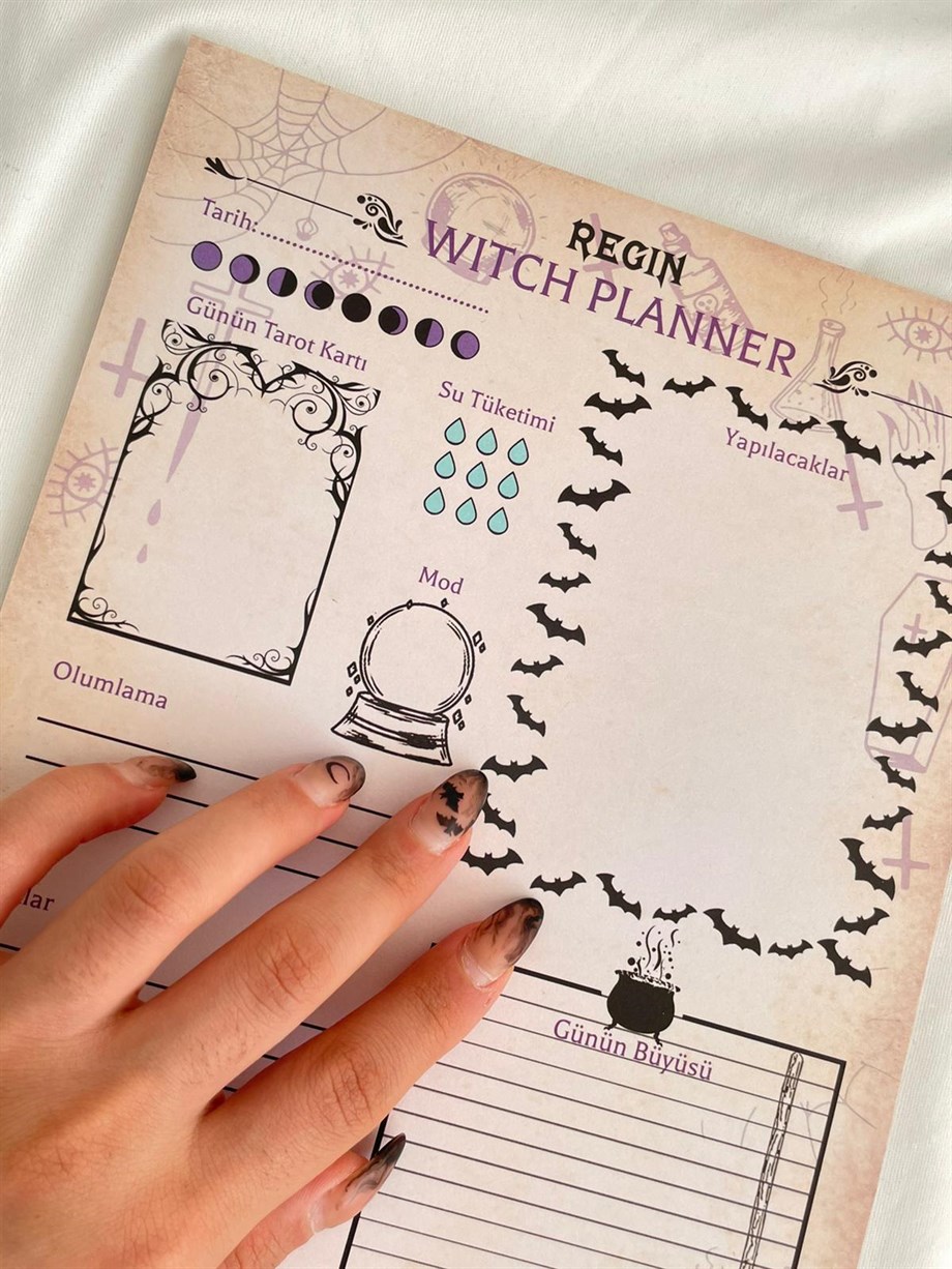 Regin Witch Planner / A4 Günlük Planlayıcı