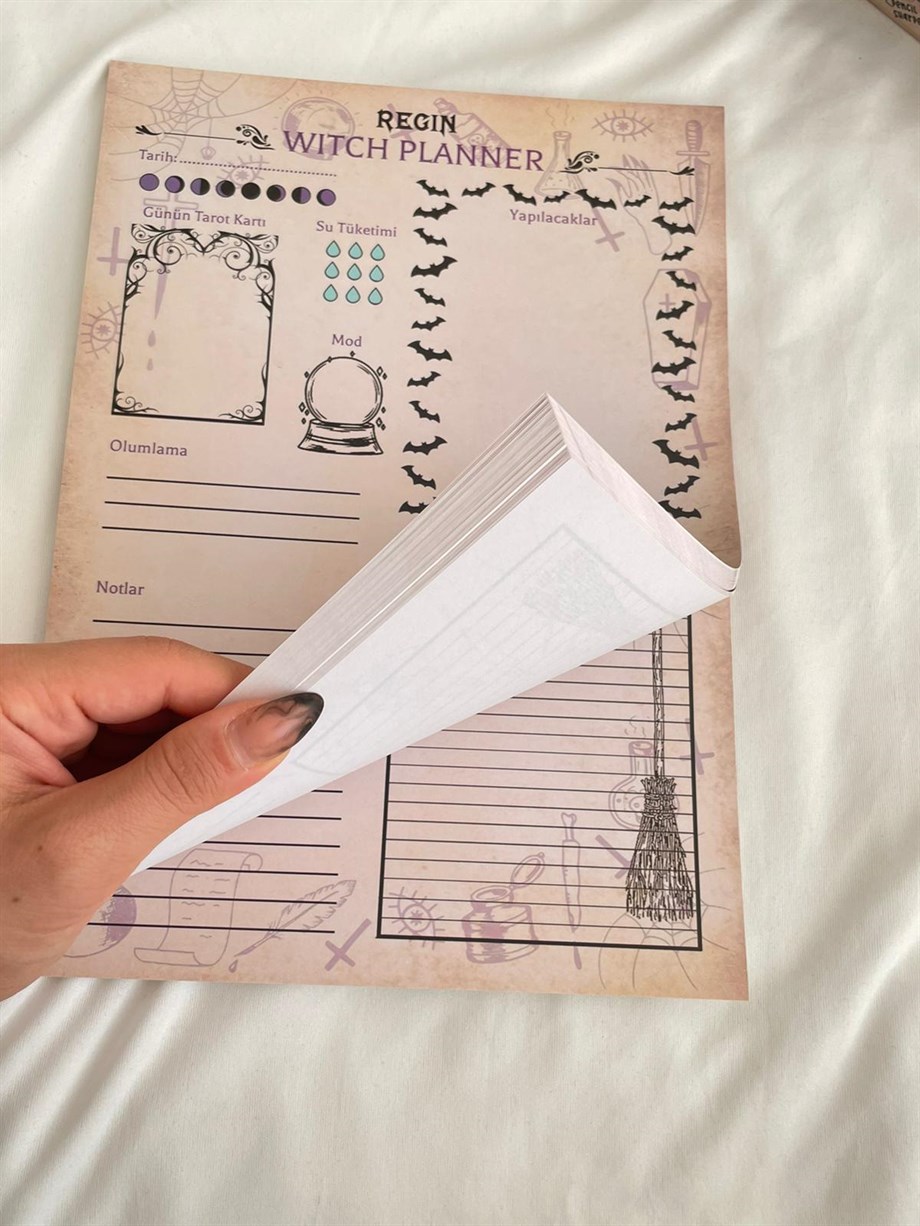 Regin Witch Planner / A4 Günlük Planlayıcı