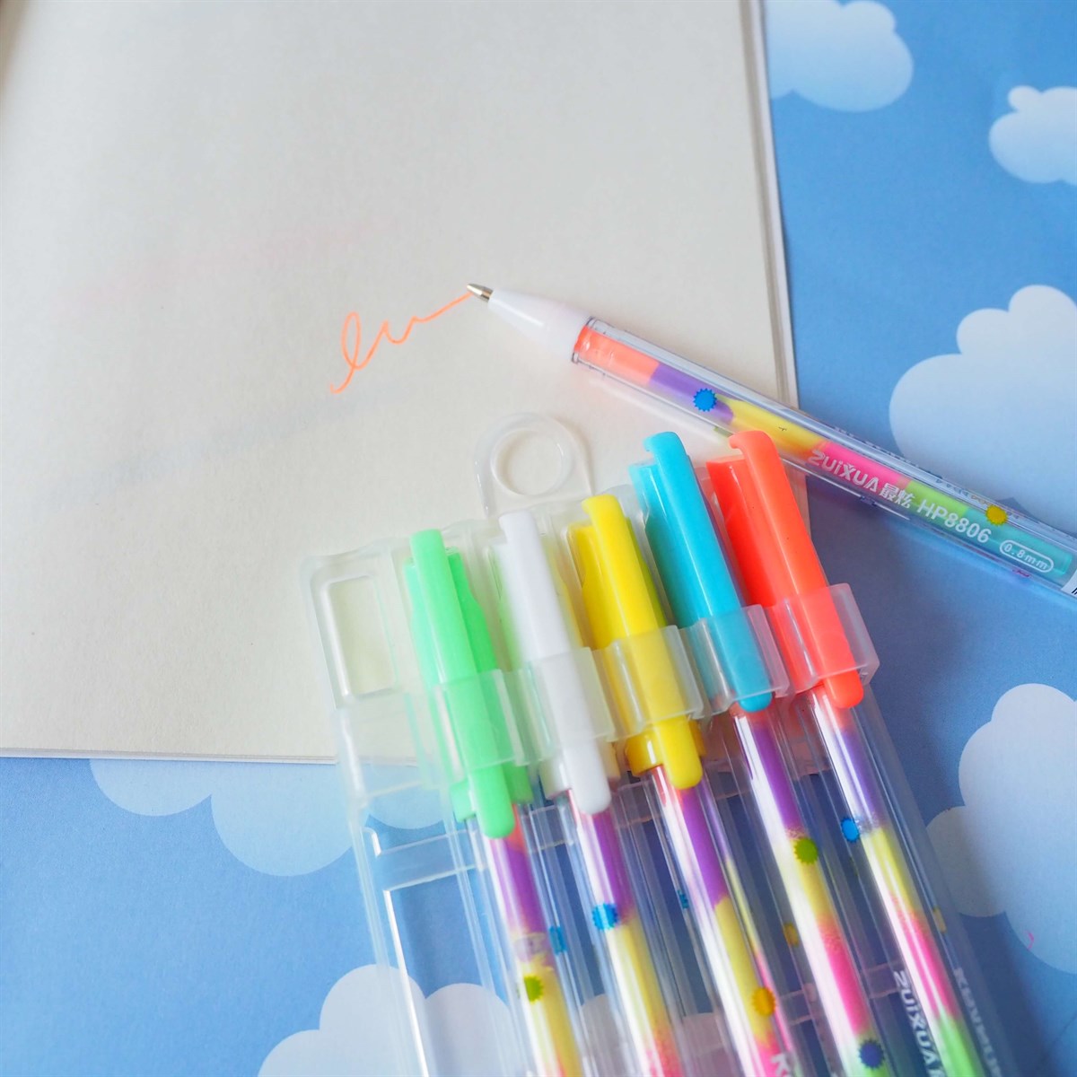 Renk Değiştiren Jel Kalem Seti 6'lı