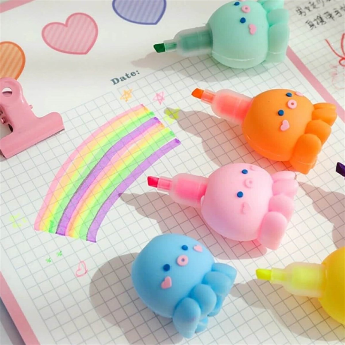 Renkli Ahtapotlar Fosfoslu Seti