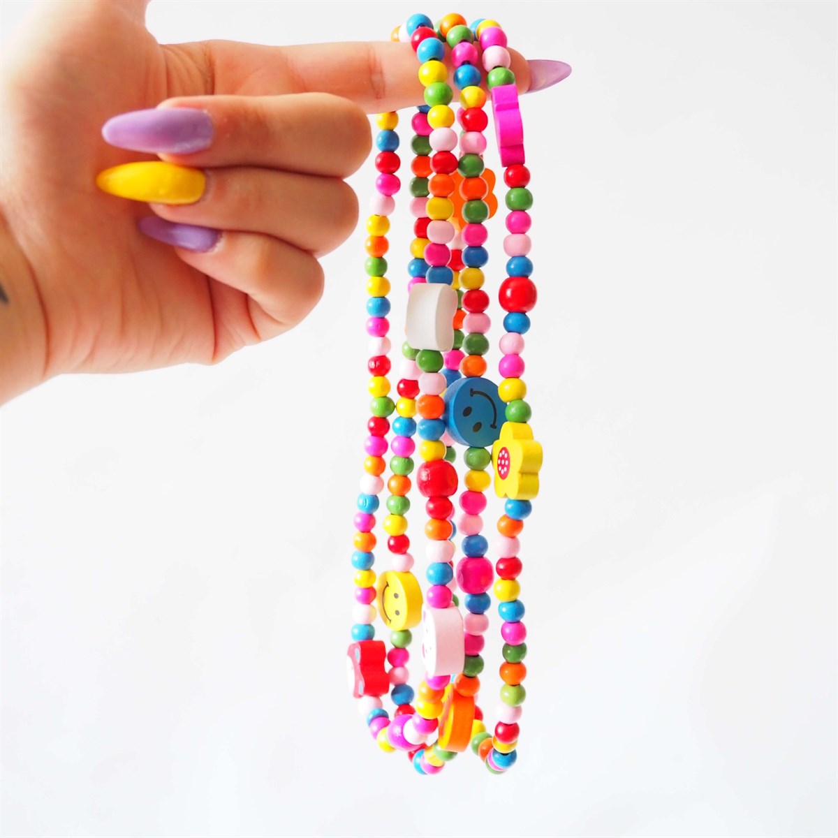 Renkli Boncuk Kolye I Handmade