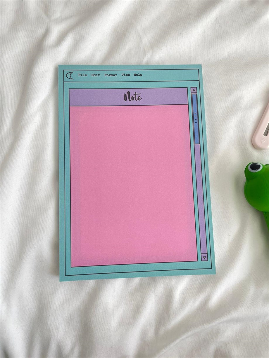 Retro Computer A5 Note Pad