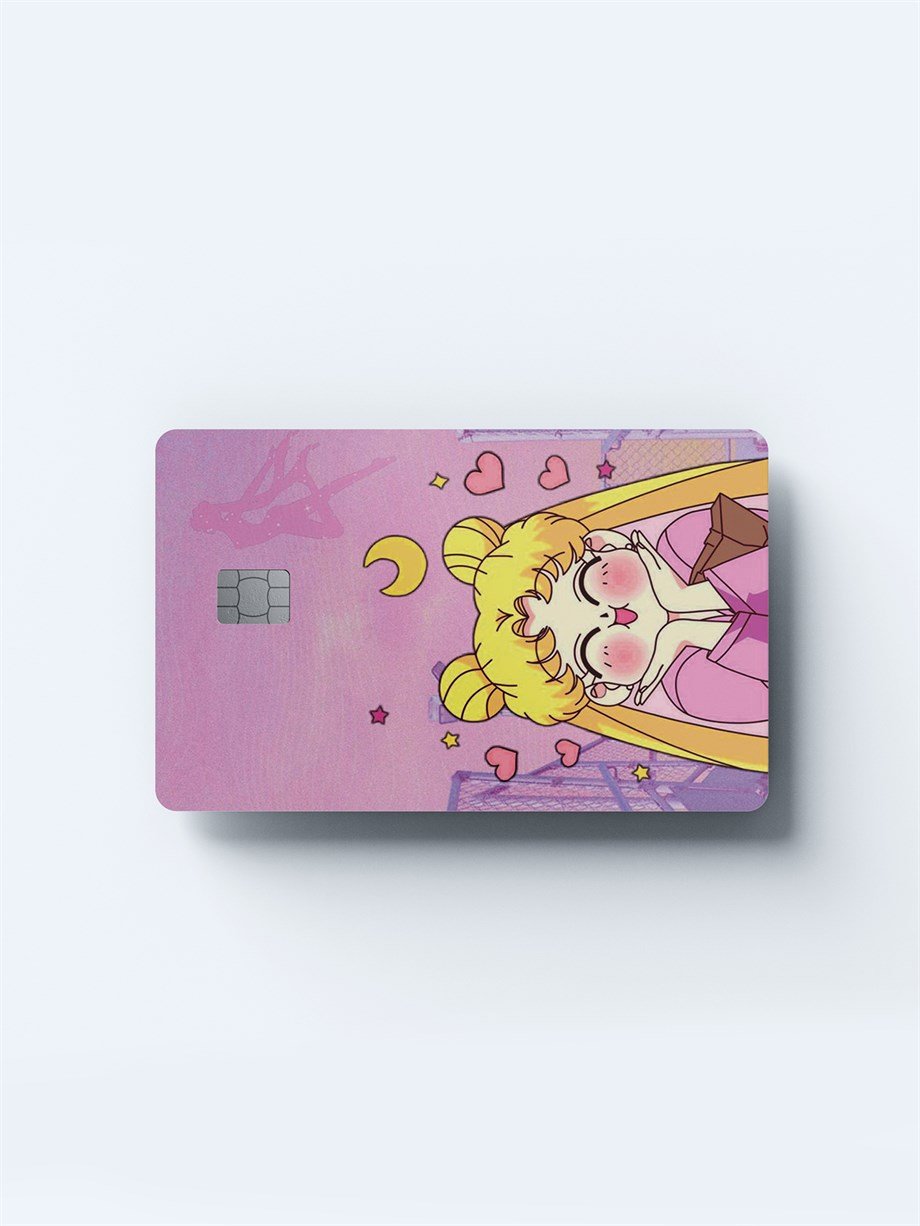 Sailor Moon Kart Kaplama Sticker