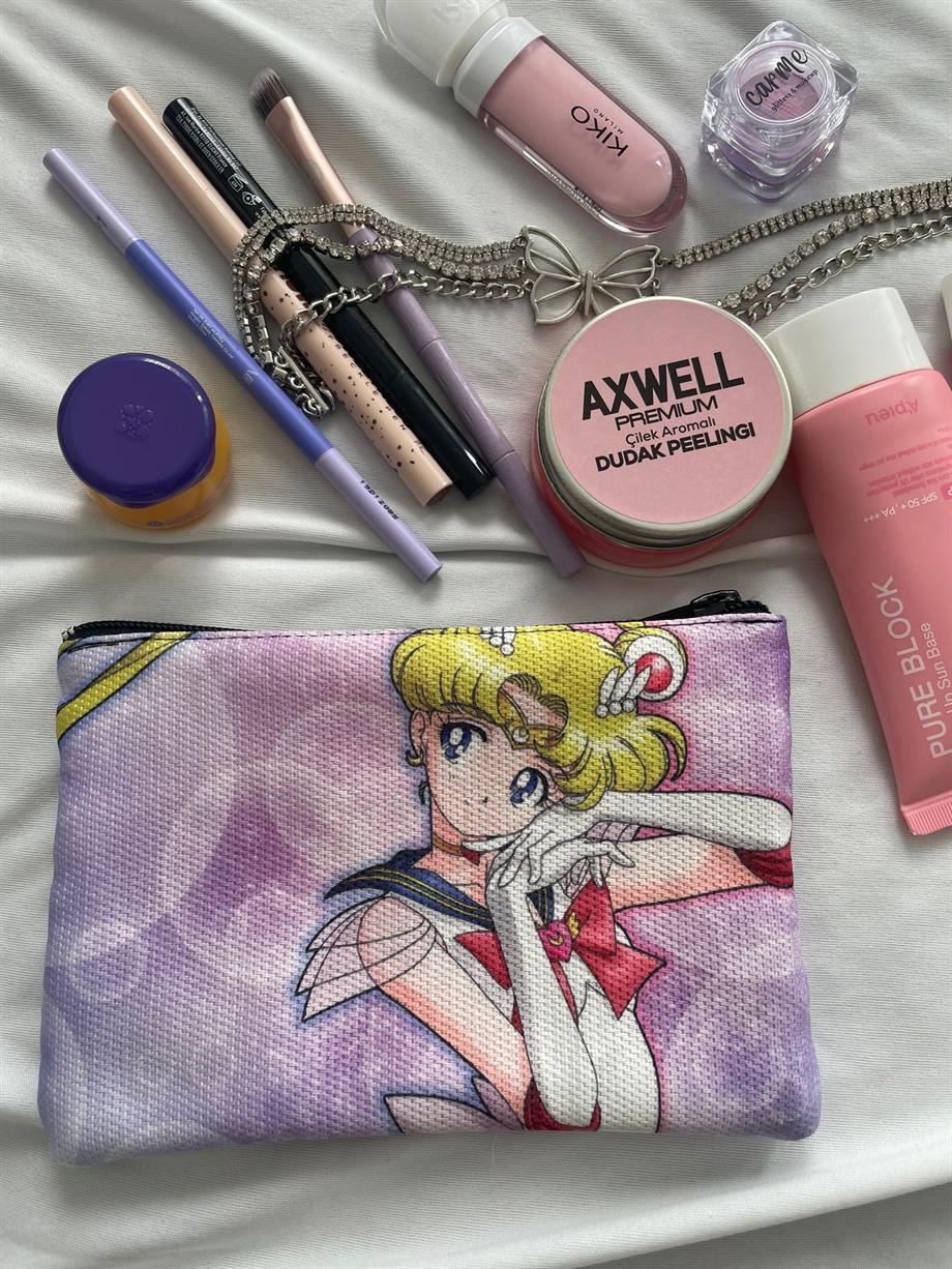Sailor Moon Makyaj ve Kalem Çantası