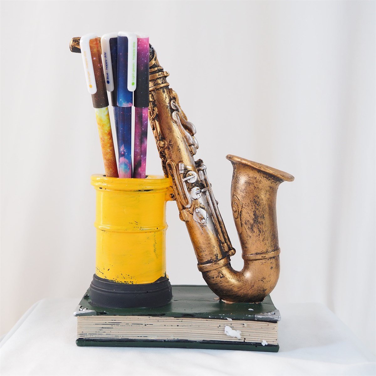 Saksafon Dekoratif Kalemlik