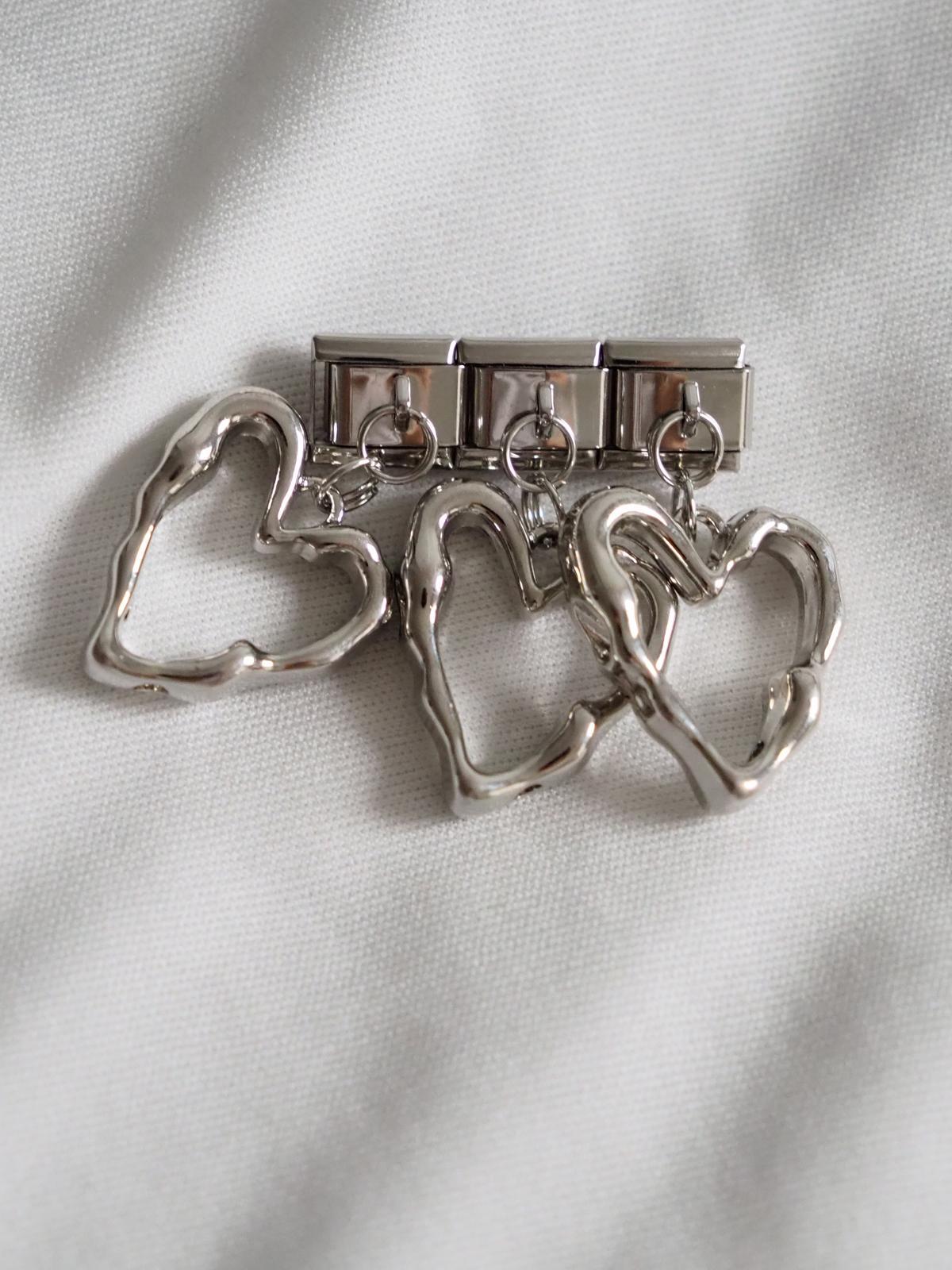 Sallantılı Y2K Heart İtalyan Charm