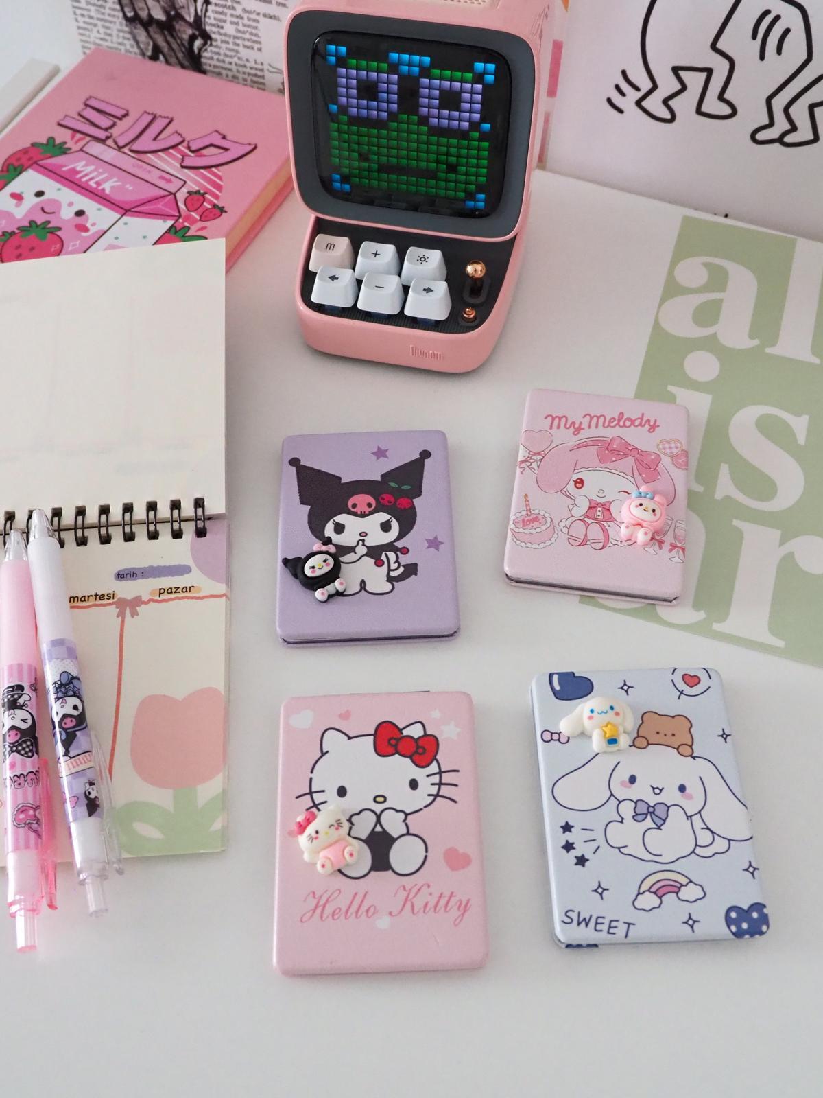 Sanrio Karakterli Cep Aynası Renk Seçenekleri