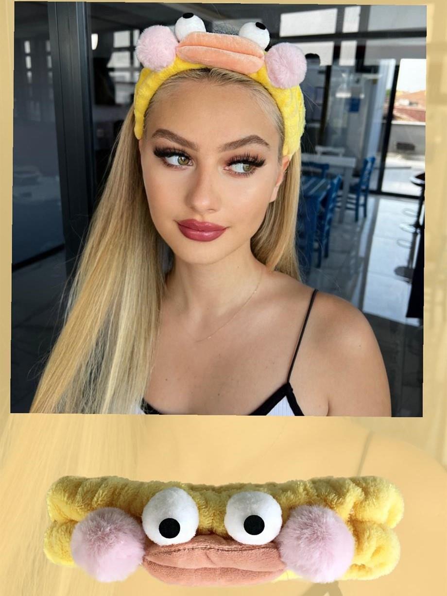 Sarı Ördek Peluş Saç Bandı