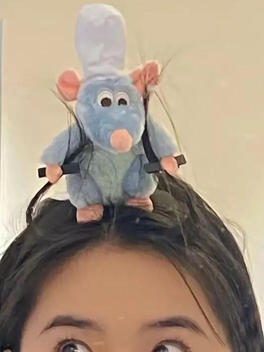 Şef Fare Kahkül Tutan Taç