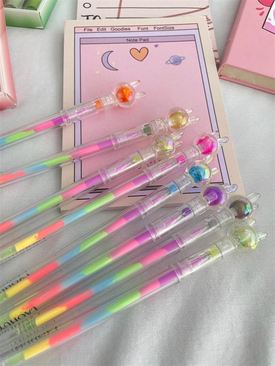 Şeffaf Kedili Kullandıkça Renk Değiştiren Tükenmez Kalem