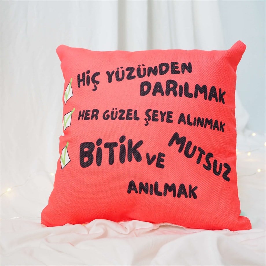 Serdar Ortaç Mesafe Kare Yastık