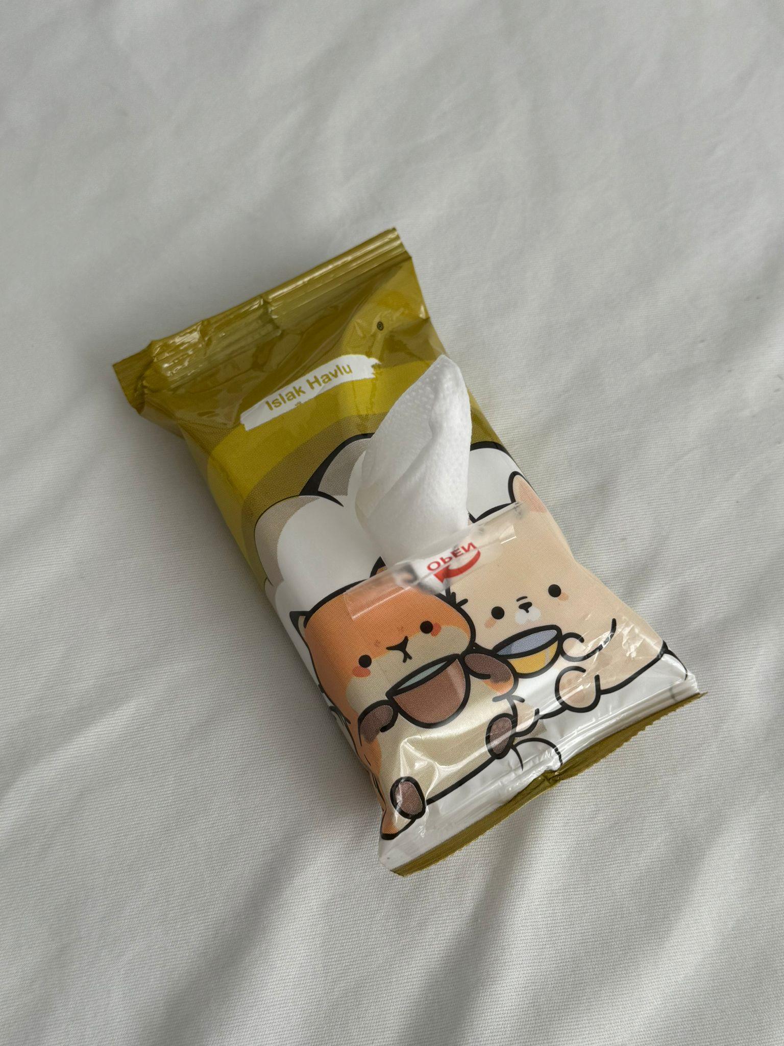 Sevimli Kediler Cep Boy Islak Mendil