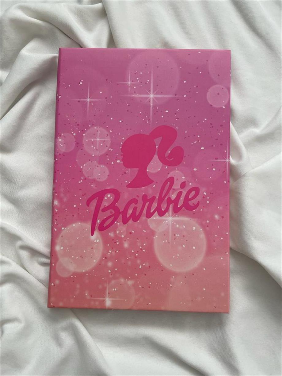 Shine Barbie Lastikli Sert Kapak Defter